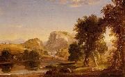 Thomas Cole Sketch for Dream of Arcadia USA oil painting artist